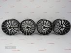 Jantes Look Mercedes Turbine 19 " 5x112  8.5 et 45 + 9.5 et 45 Pretas e polido - 1