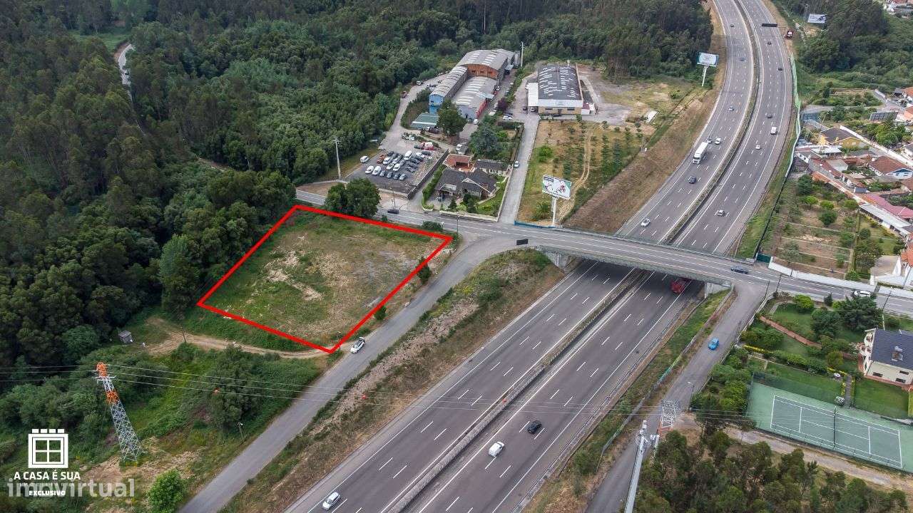 Terreno entre São João de Ver e Rio Meão com 3.660m2 - Exclusivo - Grande imagem: 3/15