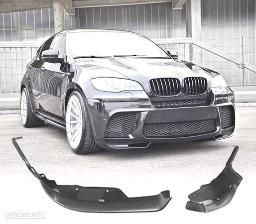 SPLITTERS PARA-CHOQUES FRONTAL PARA BMW X6 PACK M PERFORMANCE - 1