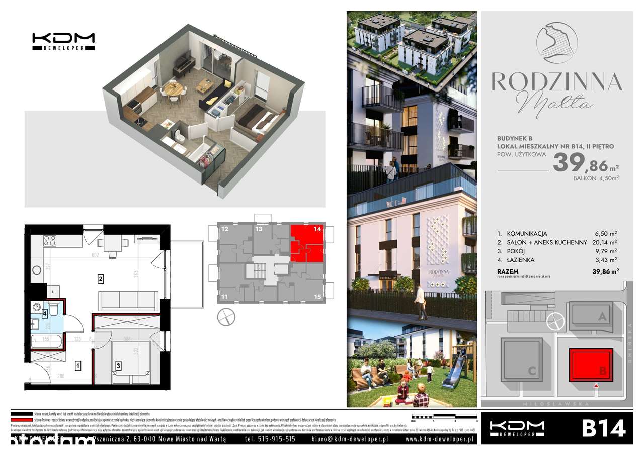 Rodzinna Malta | mieszkanie 2-pok. | B14 - Pełny obrazek: 2/7