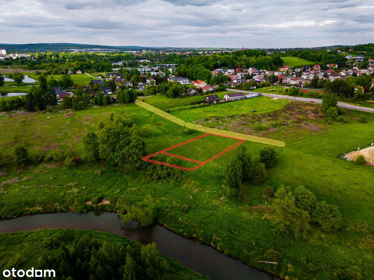 MALOWNICZA DZIAŁKA BUDOWLANE W SKAWINIE 1457m2-8