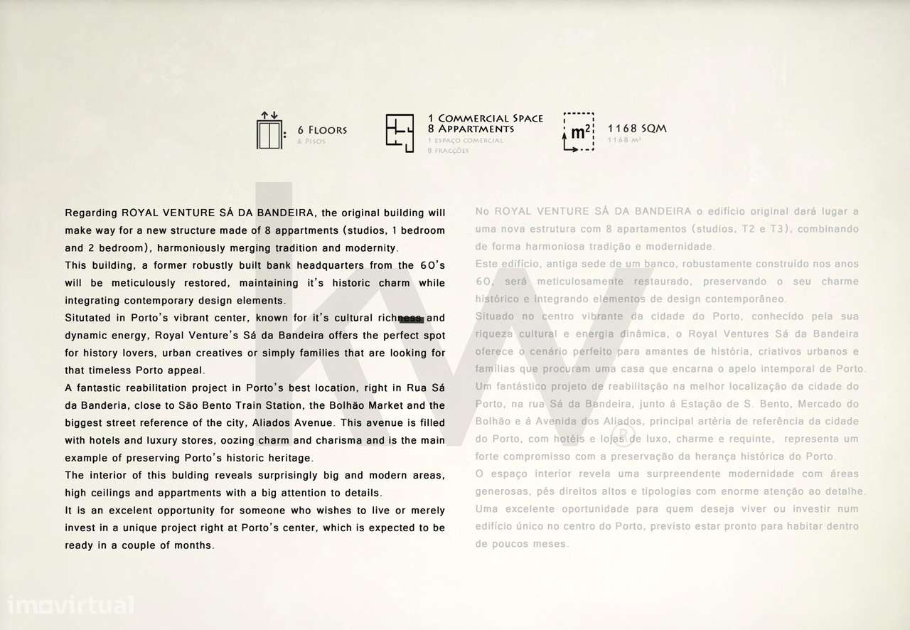 Apartamento T2 com 94,2 m2 no 5.º andar | Empreendimento novo no Porto - Grande imagem: 3/11