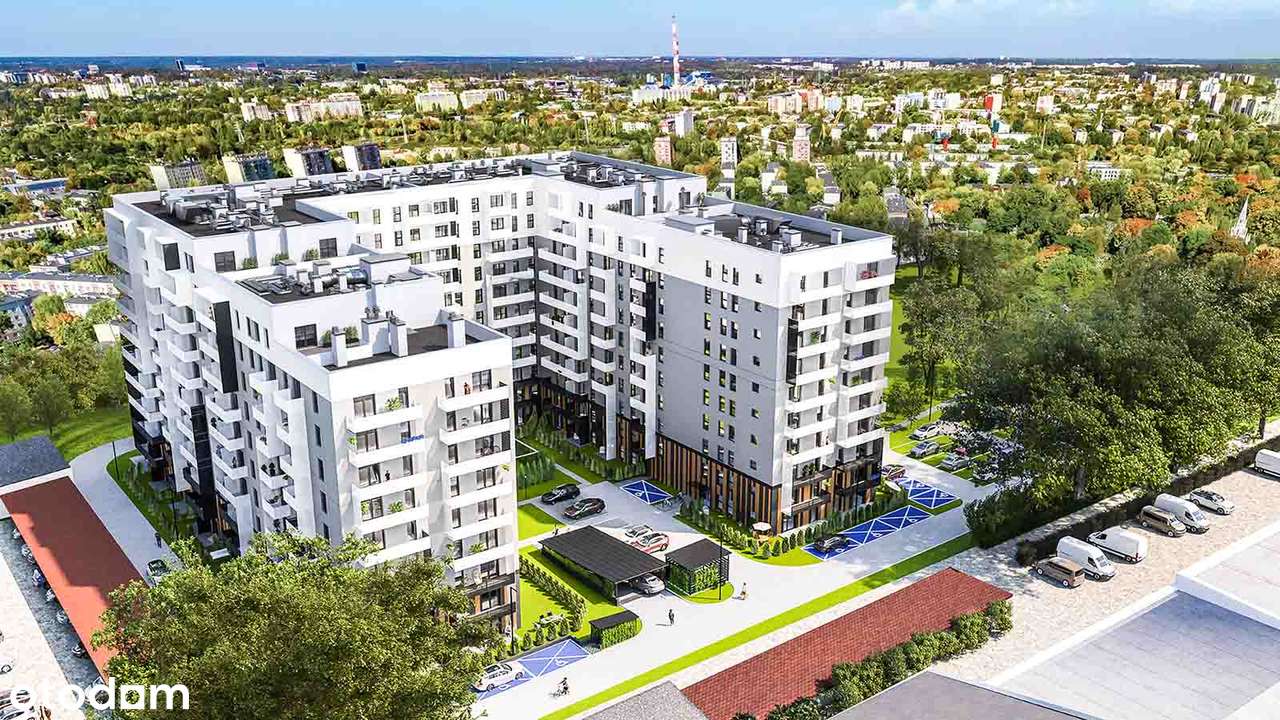 NOWE 2 pokoje z balkonem i garażem w sąsiedztwie Manufaktury-0