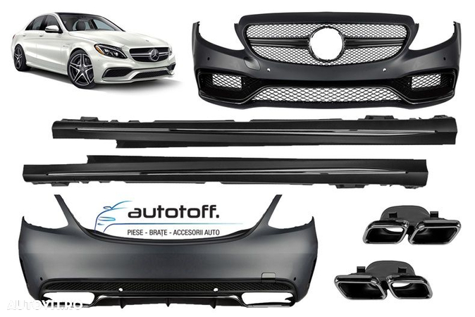 Pachet exterior Mercedes W205 C-Class (2014+) C63 Design - 1