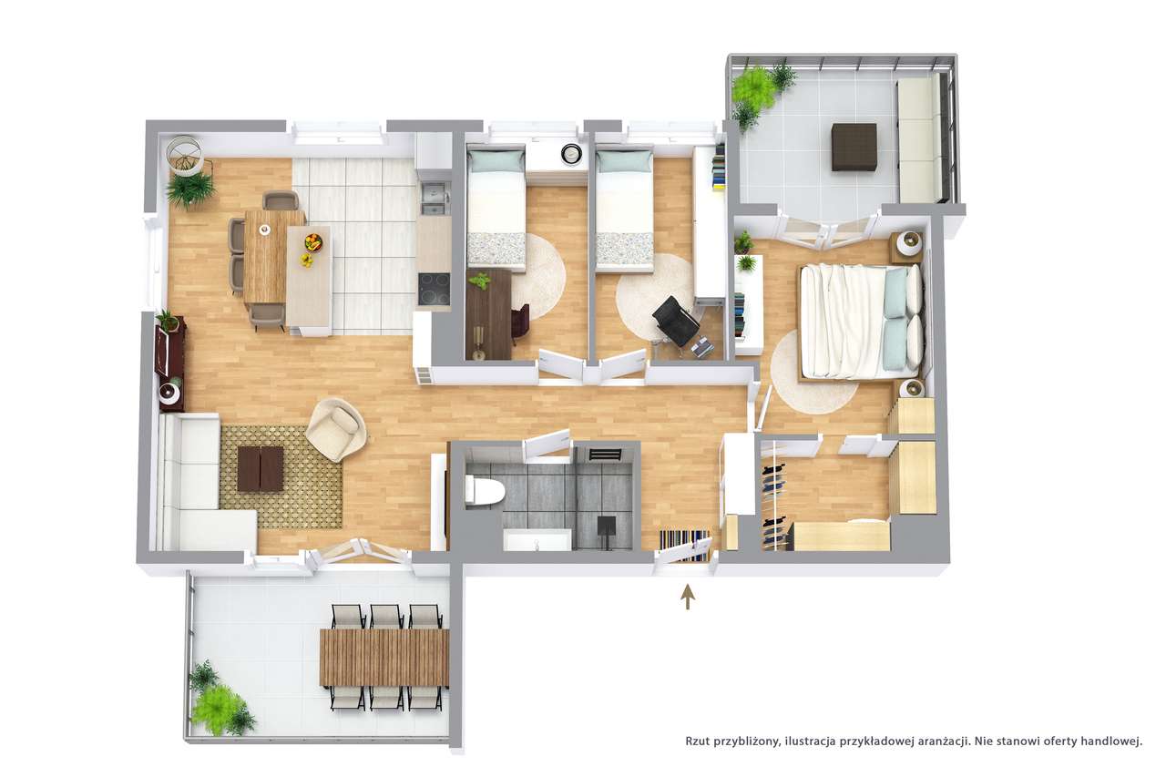 Luksusowy 4pok apartament dla wymagającego Klienta * Dolina 3 Stawów *-16