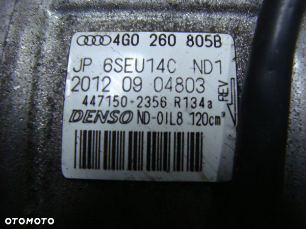 AUDI A6 C7 A7 A8 SPRĘŻARKA KLIMATYZACJI 4G0820805B Kompresor - 4