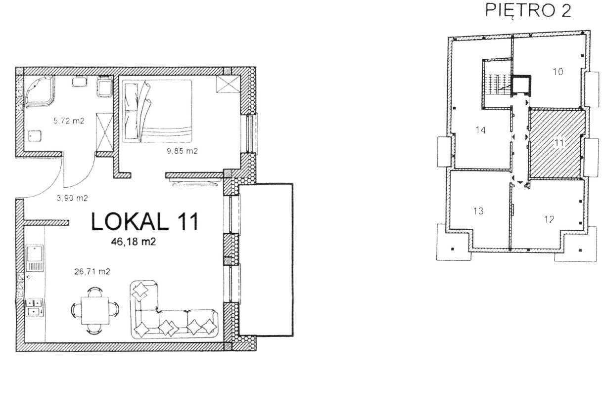 Pabianice / Centrum - mieszkania w stanie deweloperskim ul. Warszawska-17