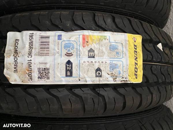 vand 4 anvelope 195/65/16c dunlop de vară noi - 2