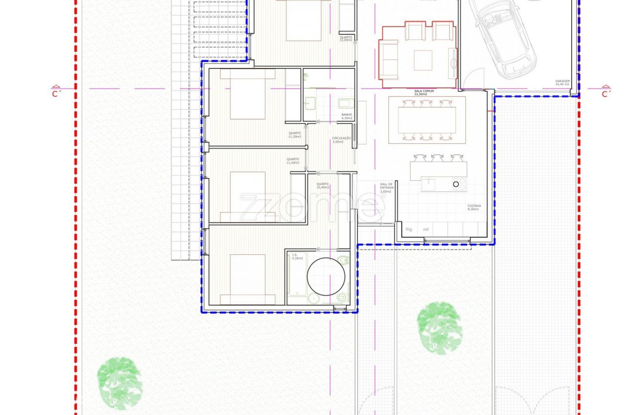 Terreno Urbano em Crespos, Braga - 420 m2 - casa térrea