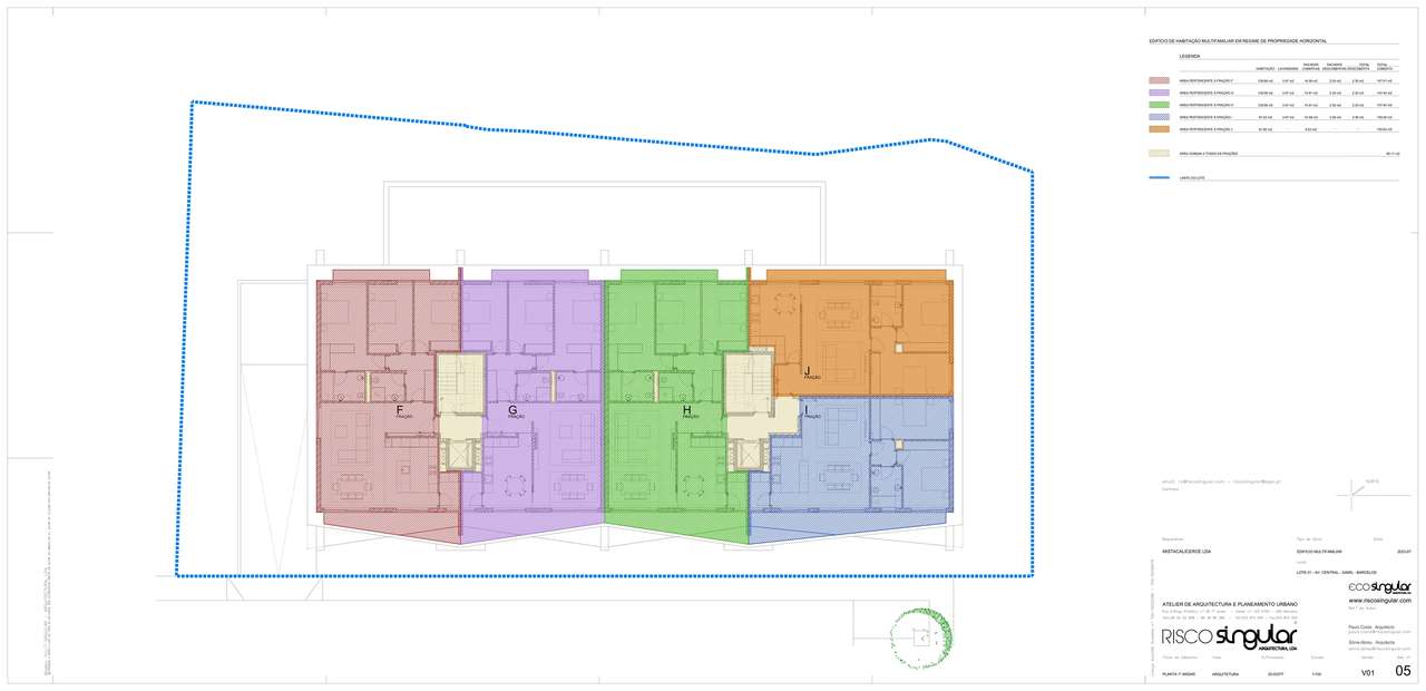 Apartamento T2 em fase de construção c/ 2 frentes e garagem fechada, e-20