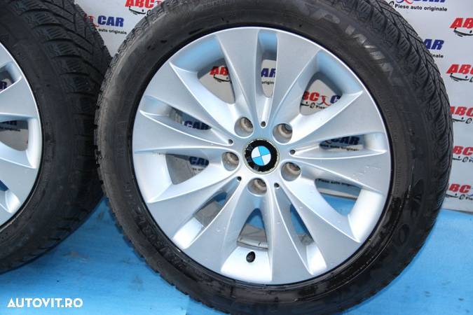 Jante Aliaj Aluminiu Roti BMW Seria 5 E60 / E61 225/50 R17 / 71/2Jx17EH2 5x120 DUNLOP M+S DE IARNA  COD: 6758775 / 0544070 - 2