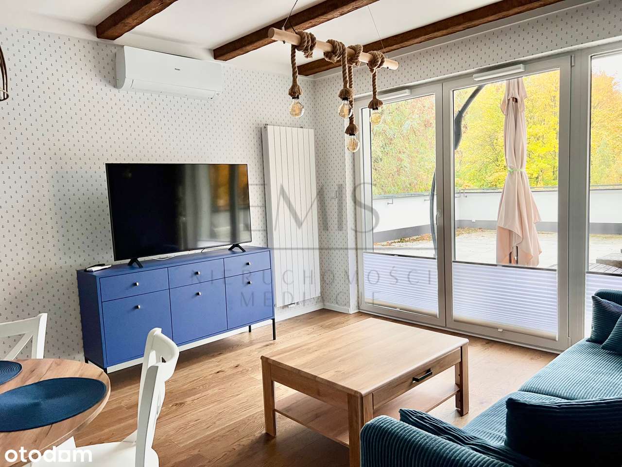 Mieszkanie z wielkim tarasem - 1,7 km od plaży-13