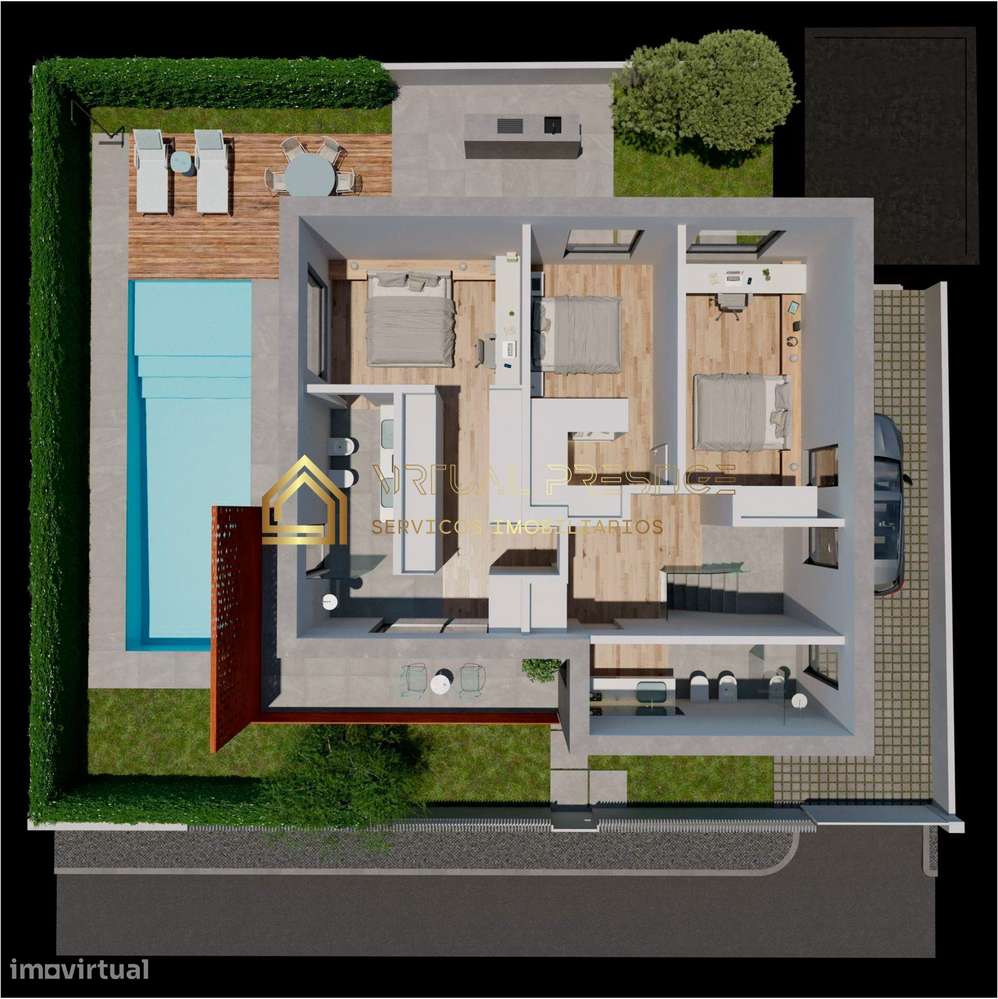 Moradia T4 com master suite c/ closet | Piscina | perto da praia e...-16