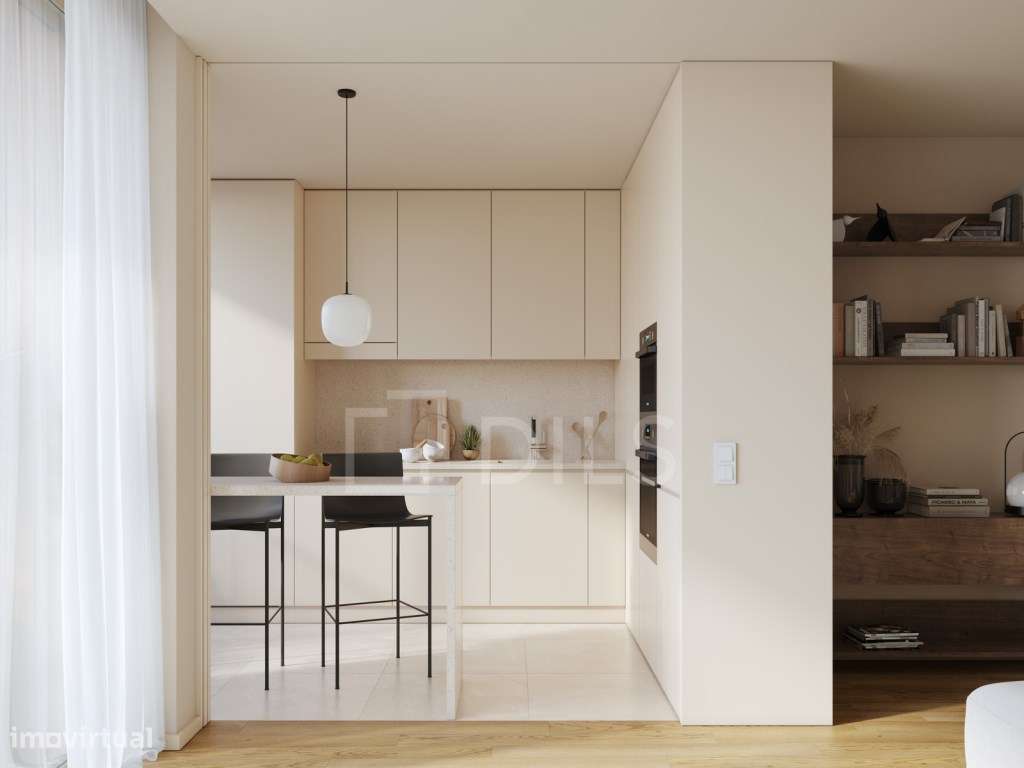 Apartamento T2 com varanda em novo empreendimento em Matosinhos - Grande imagem: 5/47