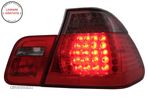 Stopuri LED BMW Seria 3 E46 Limousine 4 usi (09.2001-03.2005) Rosu Fumuriu- livrare gratuita - 2