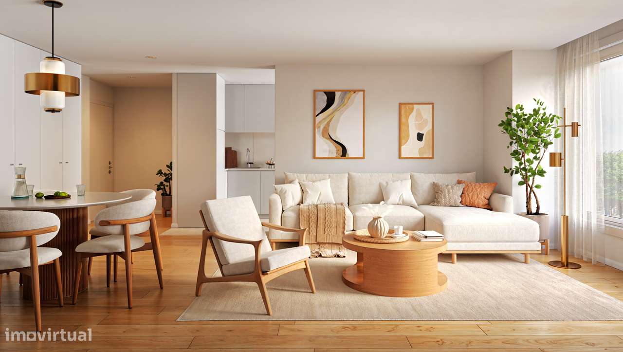 Apartamento T3 em construção com varanda de 35 m2 e garagem -V.N. GAIA-4