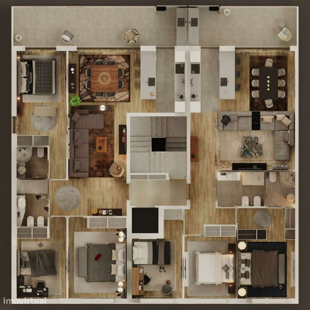 Apartamentos T3 novo para venda Celeirós Braga - Grande imagem: 2/29