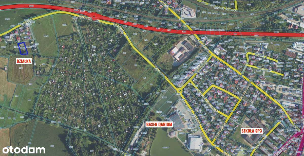 Kępno, ul. Sportowa - działka budowlana z prądem-2