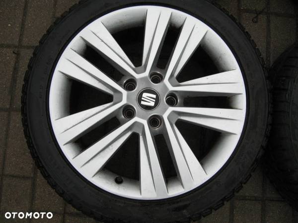 SEAT LEON III FELGI KOŁA 5F0601025M 7Jx17 ET42 205/40 R17 - 1