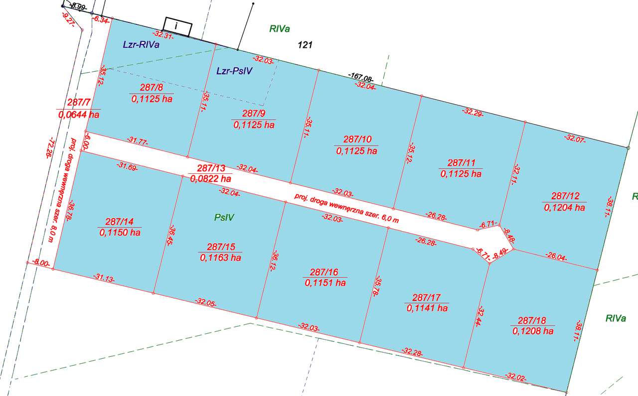 10x działka budowlana 1100m2 + działka rolno-leś. Nowodwór k/ Siennica - Pełny obrazek: 5/5
