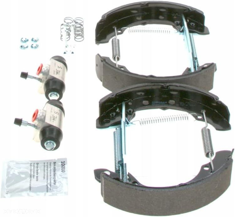 Bosch 0 204 114 579 Zestaw szczęk hamulcowych Skoda Fabia VW Golf Polo - 4