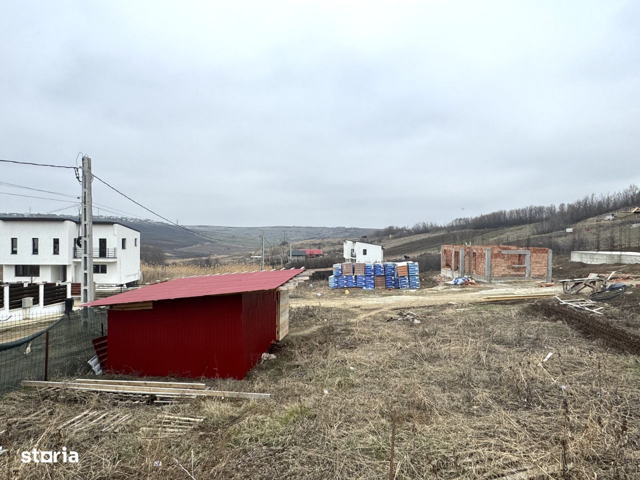 Teren 900 mp, cu autorizatie P+1,toate utilitatile la parcela, Breazu