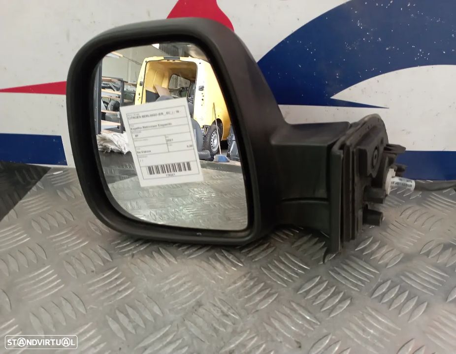 Peça - Espelho Retrovisor Esquerdo Citroen Berlingo / Peugeot Partn