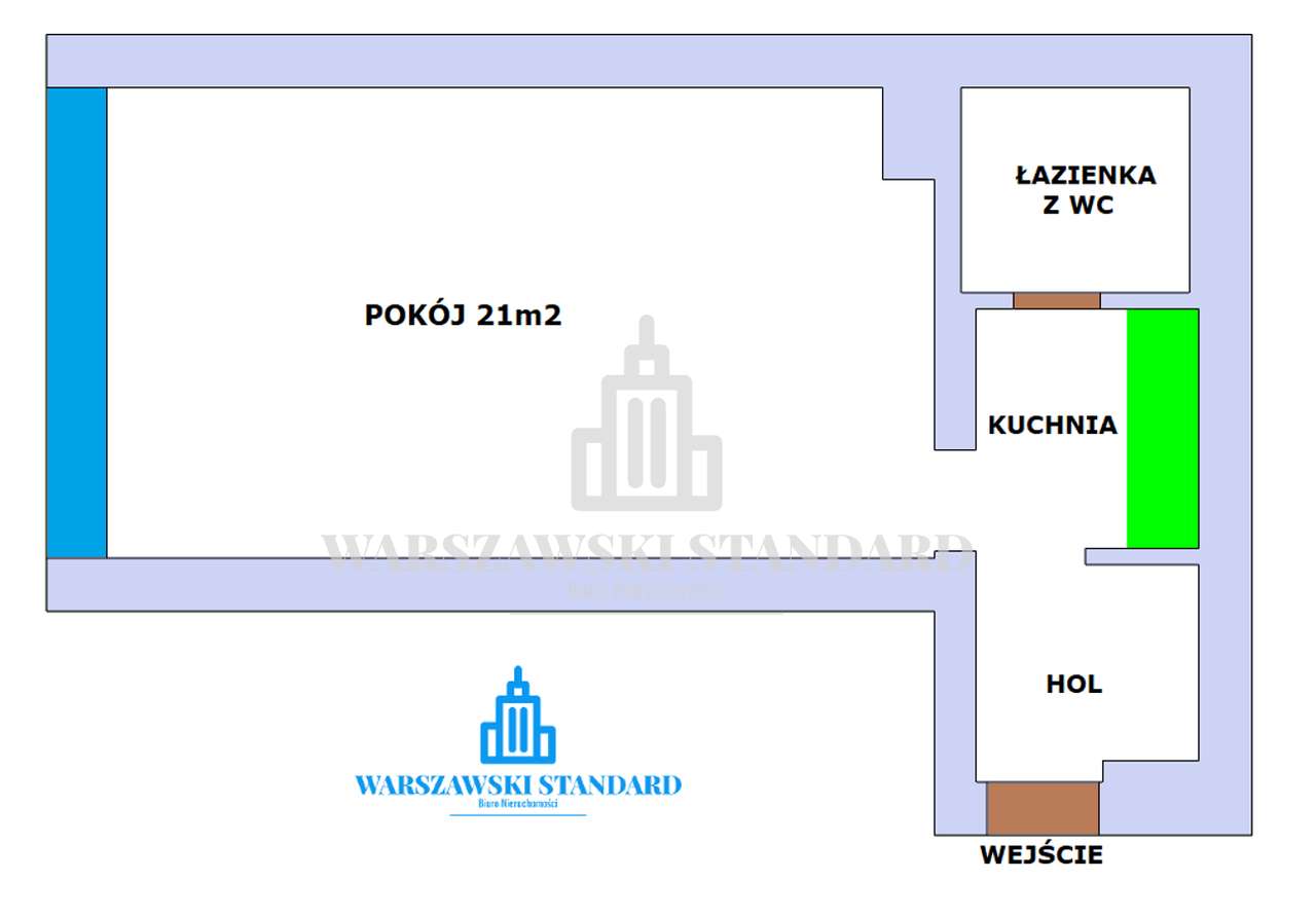 Wygodne, jednopokojowe mieszkanie w centrum Saskiej Kępy-1