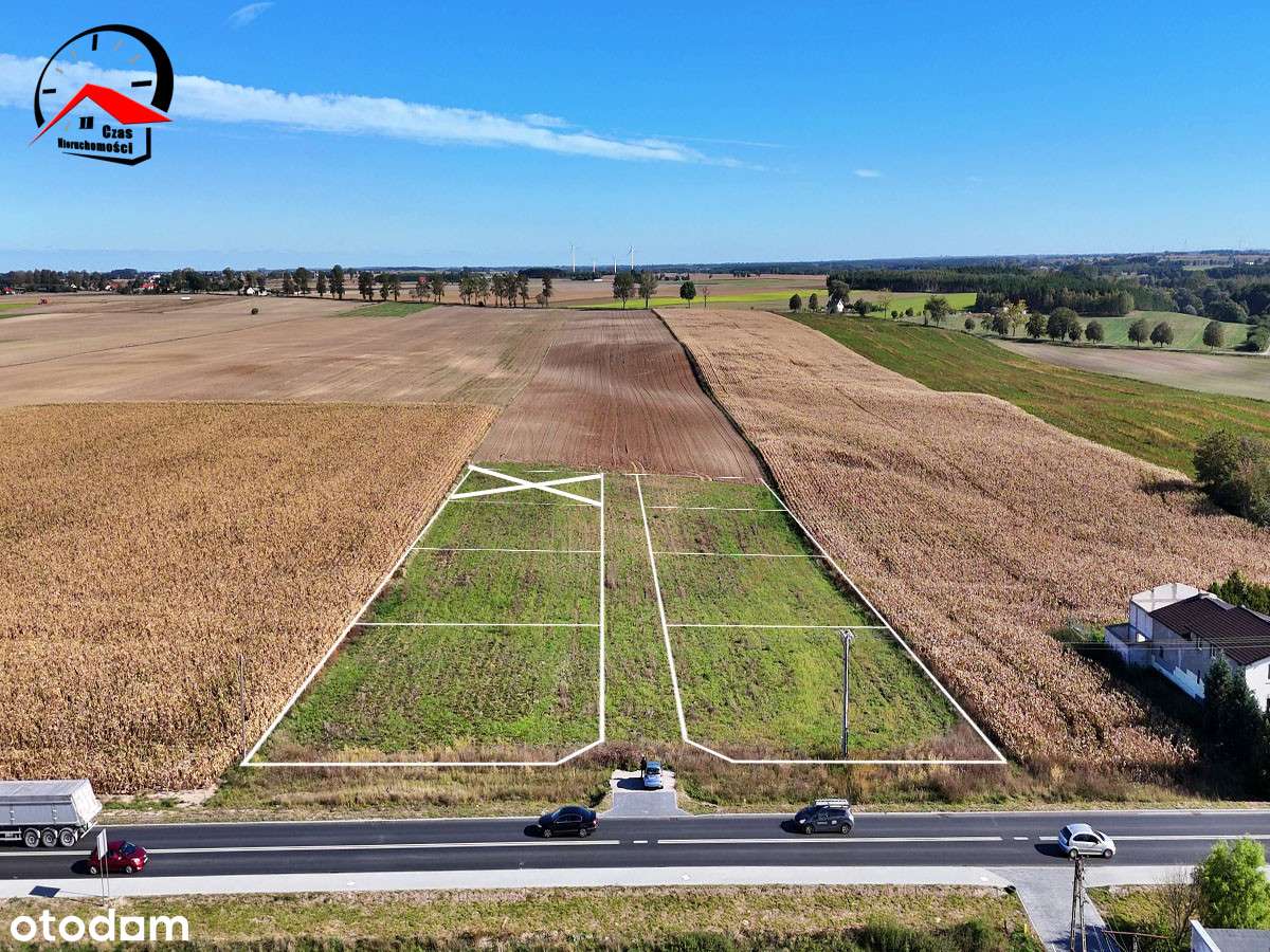 Działki na wzgórzu. Wz z 2025. Przy asfalcie.-3