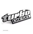 Lettering Turbo Diesel Volkswagen Golf 2 - grelha frontal - 1