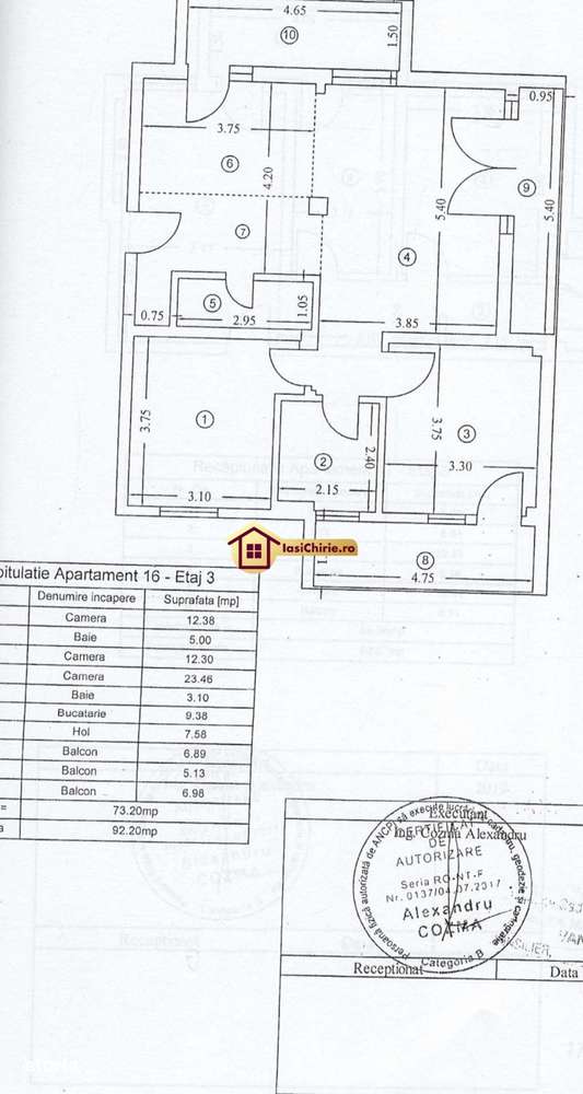 Apartament 3 camere Copou-17