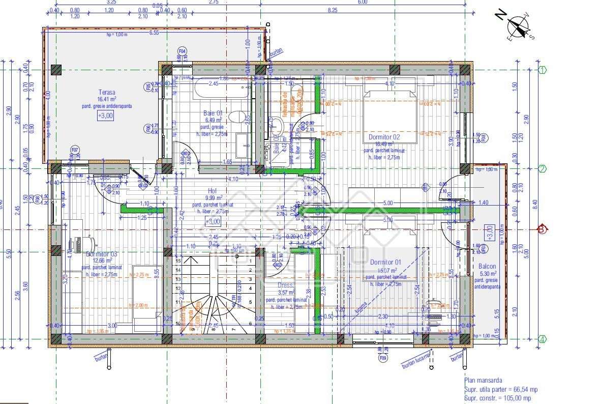 Teren de 629 mp, cu autorizatie de constructie si proiect tehnic - Imagine principală: 3/14