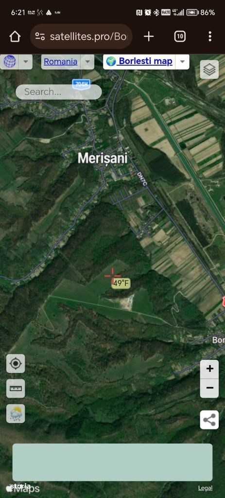 Teren 7,1 ha agricol Borlesti/Merisani/AG 10 euro/mp negociabil