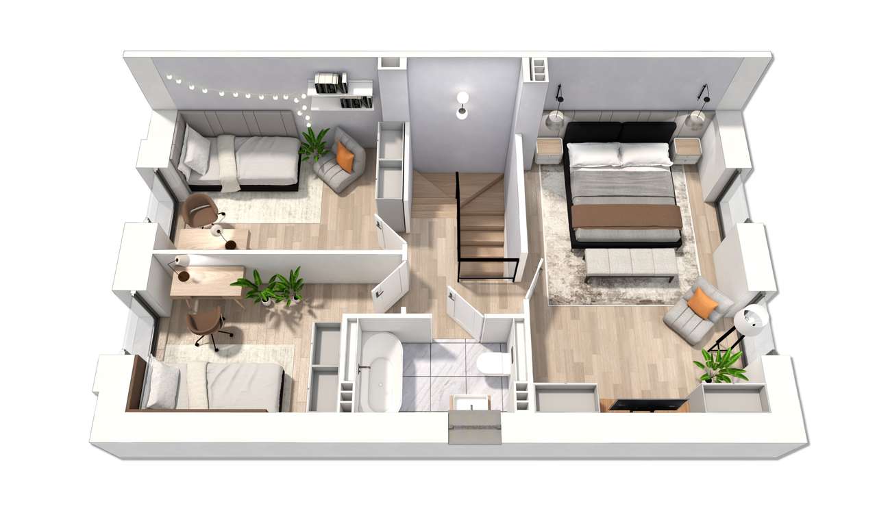 4-pokojowy dom 101m2 + ogródek Bez Prowizji - Pełny obrazek: 5/11