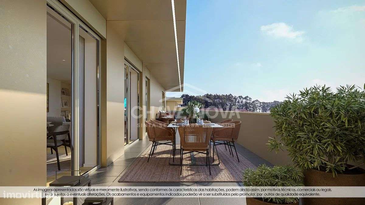 Apartamento T2 Novo Penúltimo Piso c/ 2 Lugares de Garagem em Arcozelo-21
