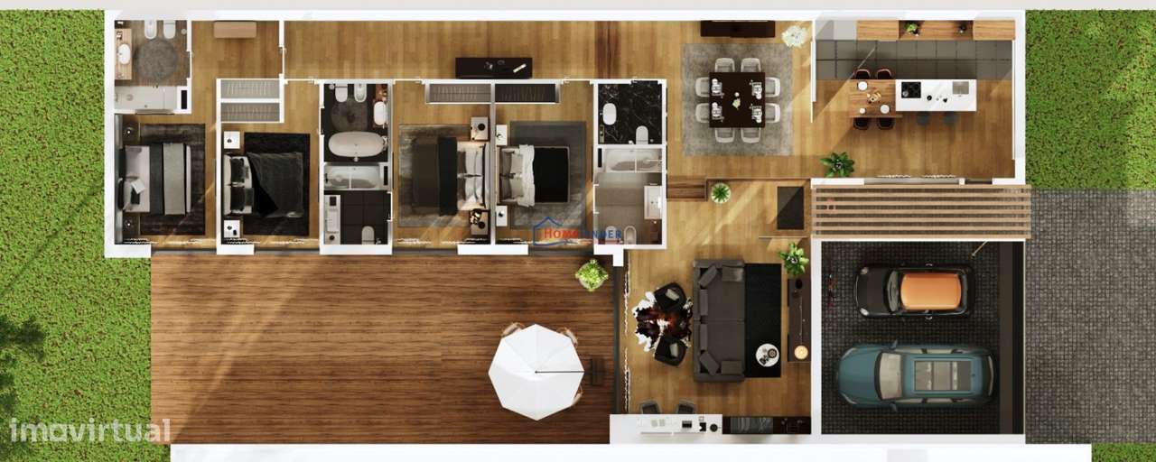 Moradia Térrea Gaveto V4 NOVA - Celeirós-24