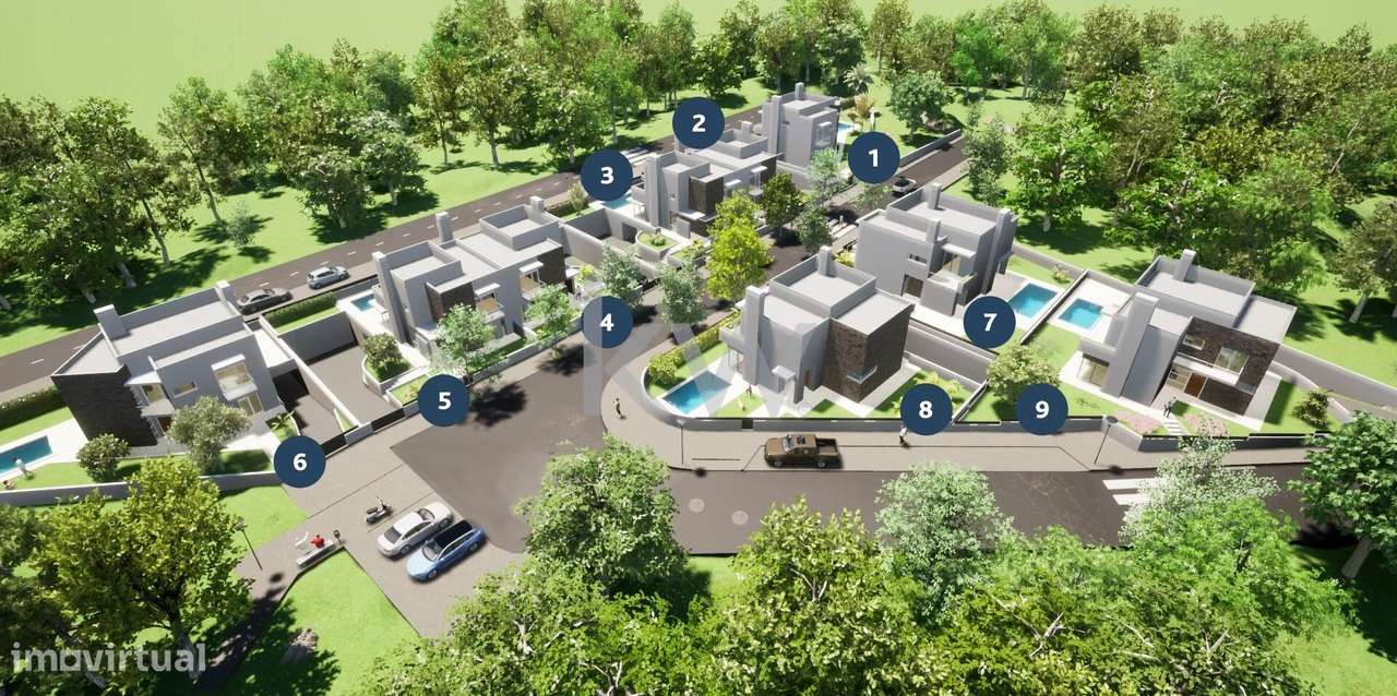 Terreno com 443m2 para construir moradia isolada de 3 pisos em Albarra - Grande imagem: 3/4