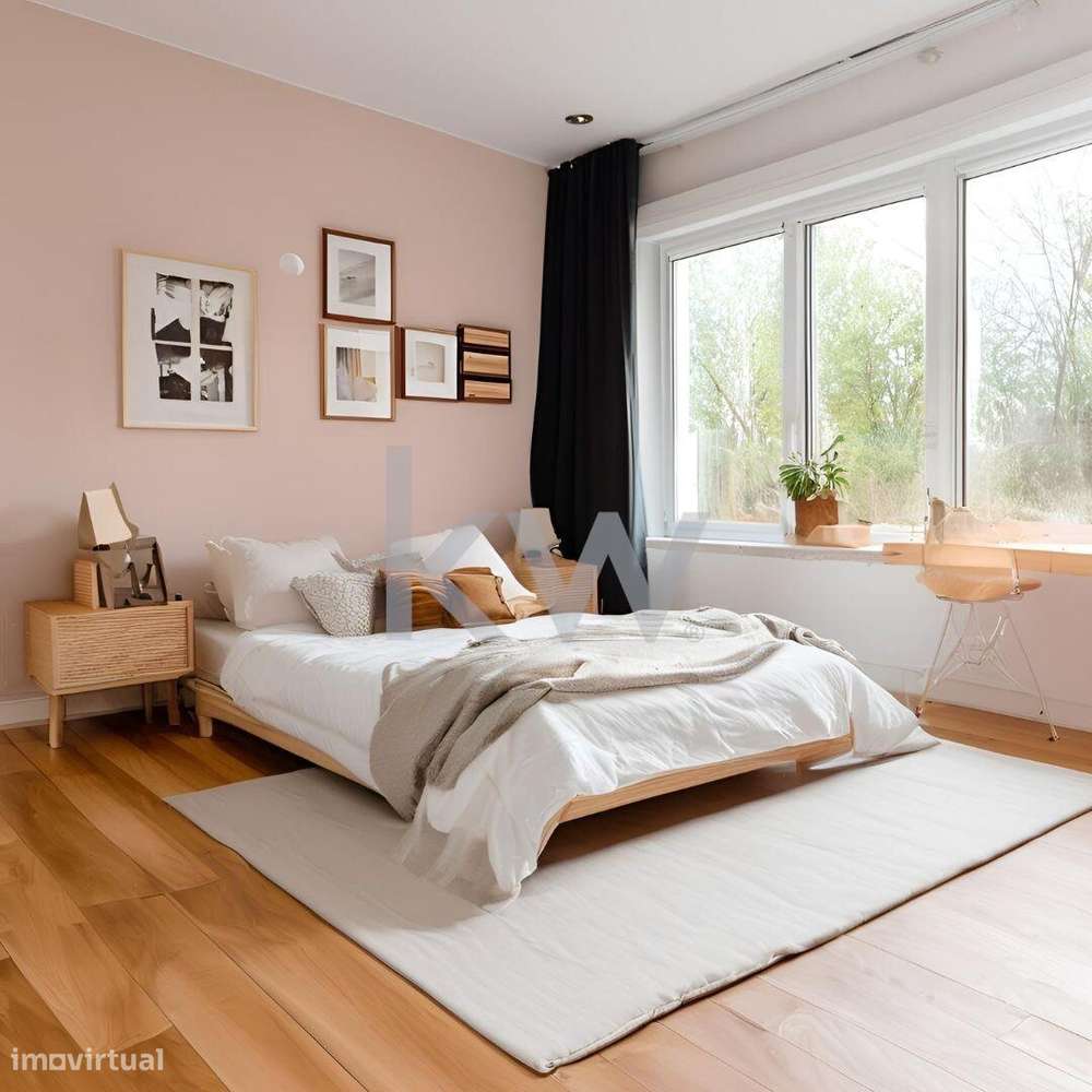 Apartamento T2 Renovado com Suíte e Espaço Open Space na Avenida Centr - Grande imagem: 4/5