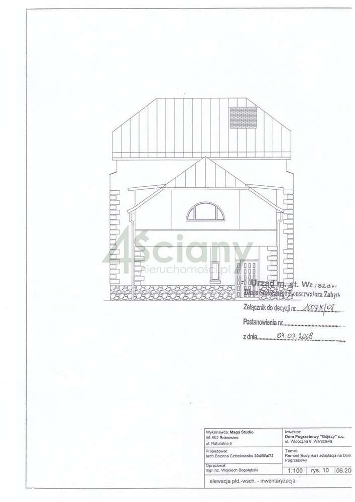 Hotel/Biuro/Siedziba firmy/650m, 1908r-18