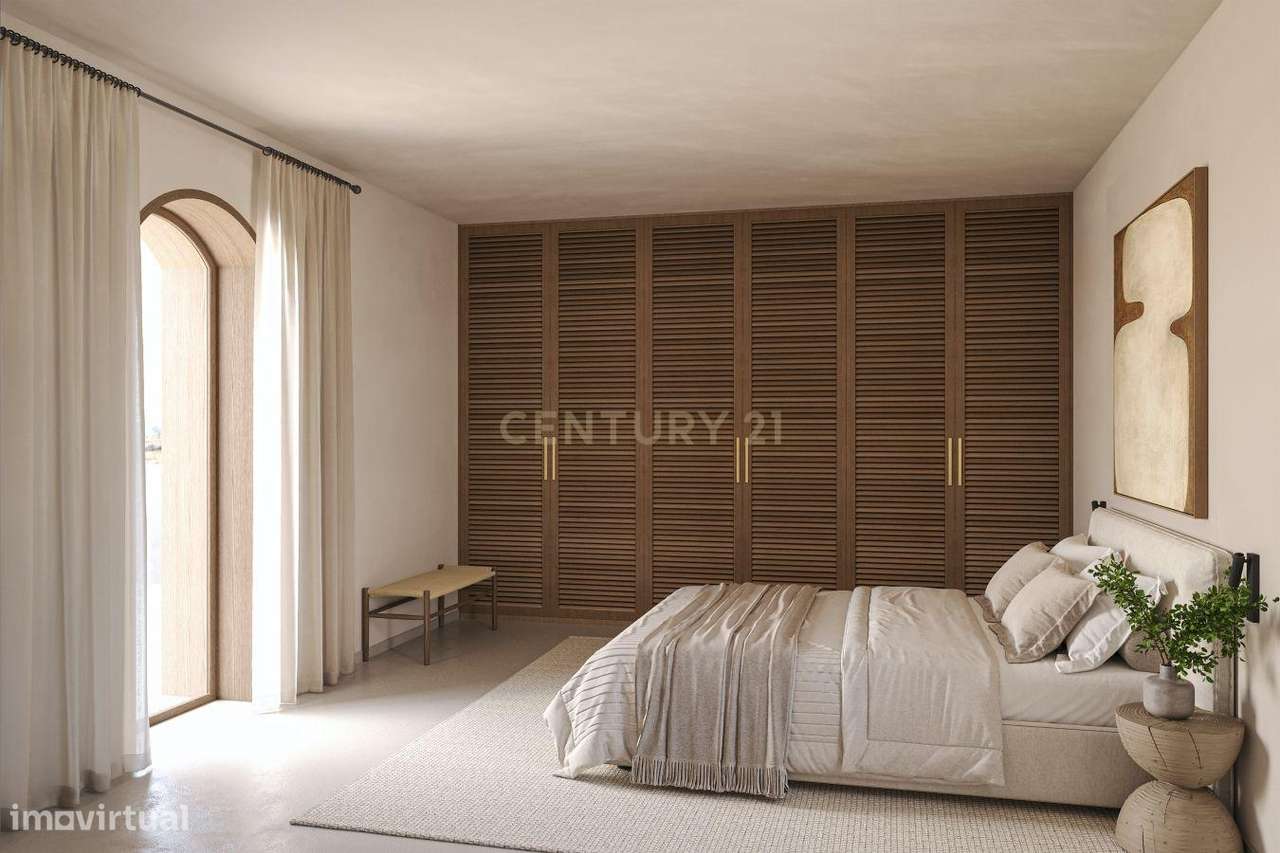 Moradia T4 com piscina e vista mar, em Eira da Palma, Tavira – projeto - Grande imagem: 5/17