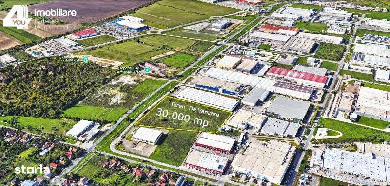 Teren industrial de vânzare – Zona Industrială de Vest, Arad - Imagine principală: 1/3