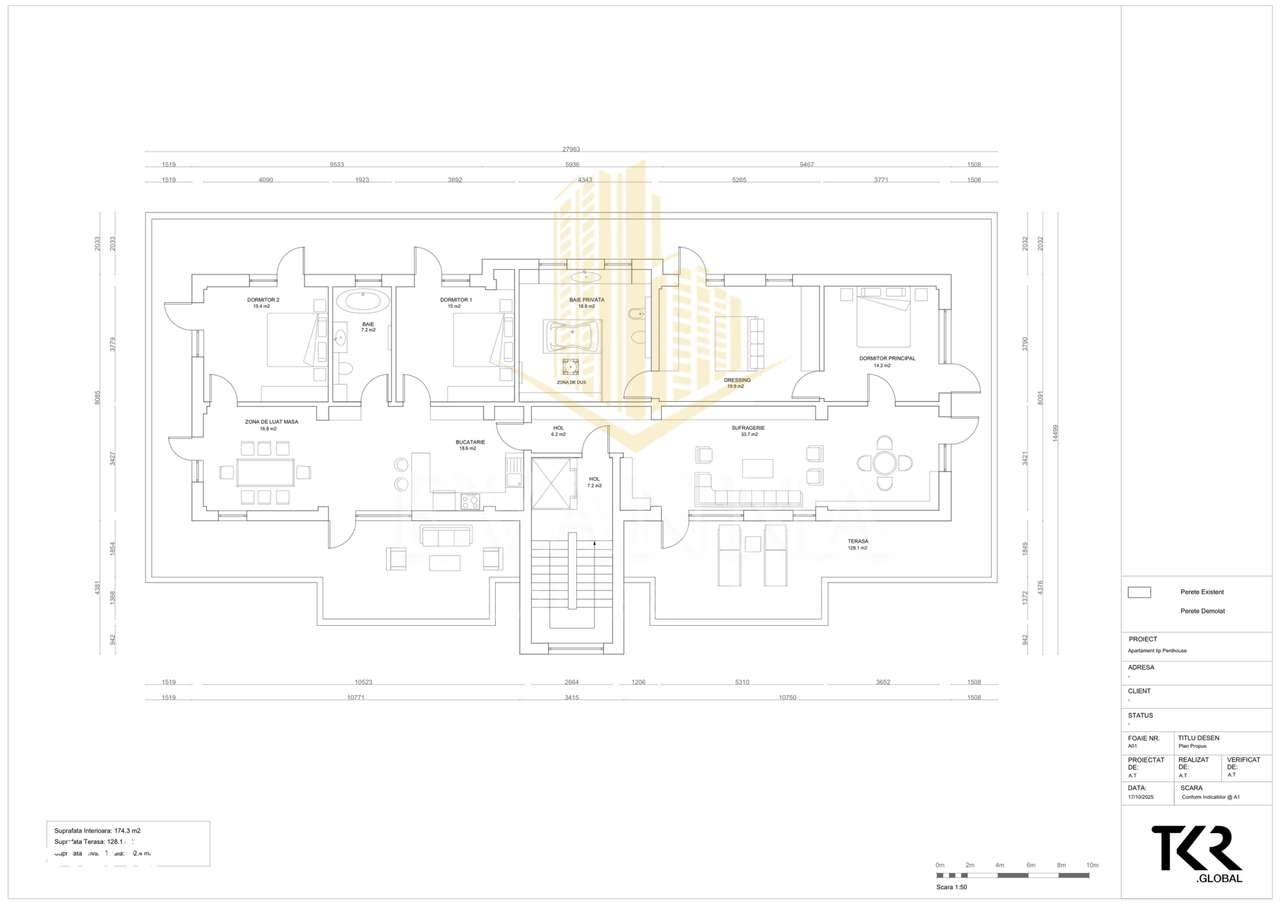 Penthouse unic cu priveliste panoramica , 336 mp  - Baia Sprie.-8