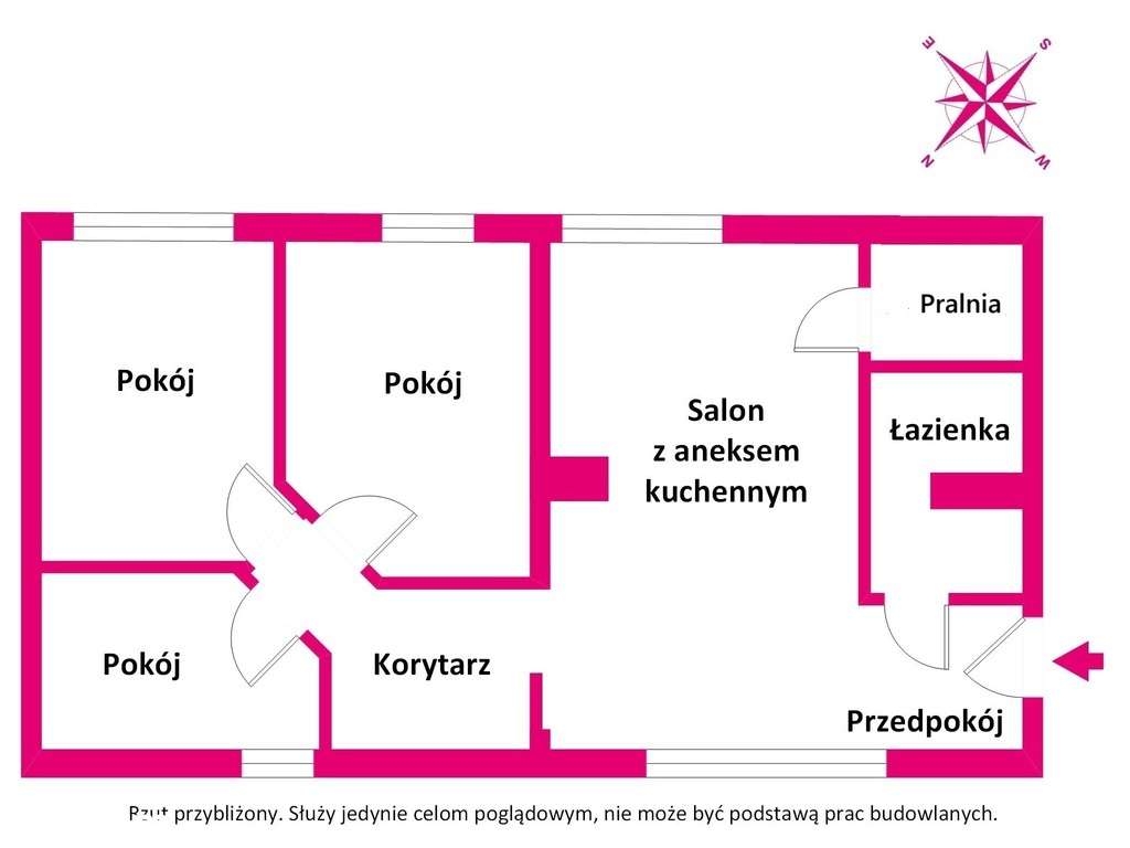 4 pokojowe przy ul. Aleksandrowskiej - Pełny obrazek: 3/14