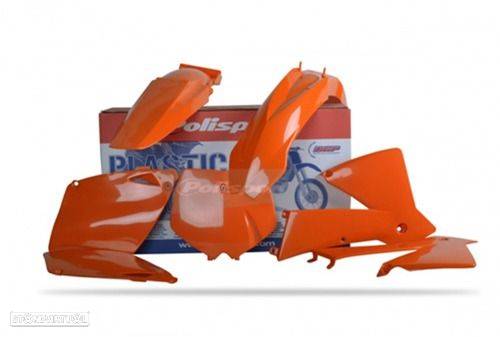 kit plasticos polisport ktm exc 125 / 250 - 1