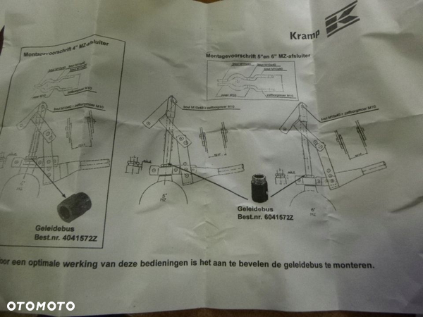 DZWIGNIA ZAWORU SUWAKOWEGO MZ RIV PERROT 5 6'' - 5