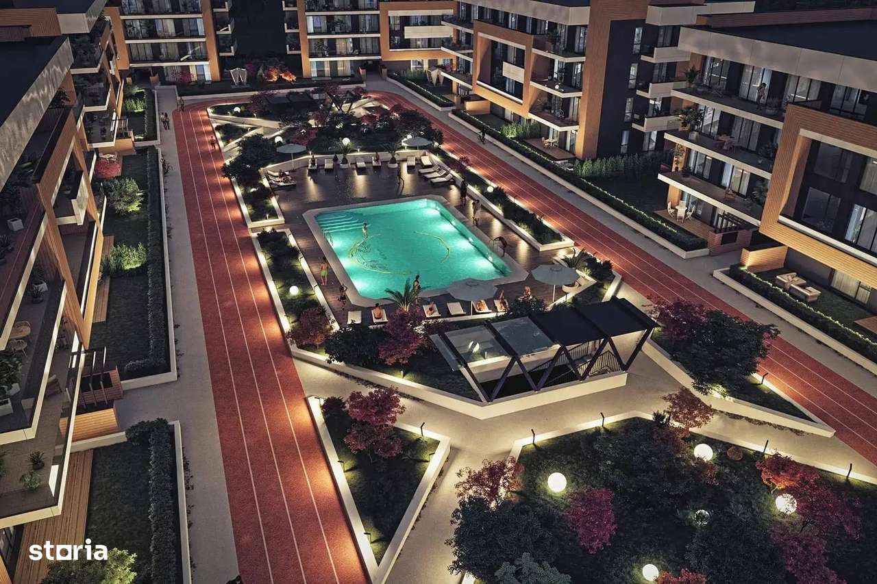 3 Camere Proiect cu Piscina | Spatii Verzi | Pista de Alergat