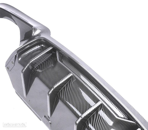 DIFUSOR PARA BMW F10 10-17 LOOK COMPETITION CARBONO - 6