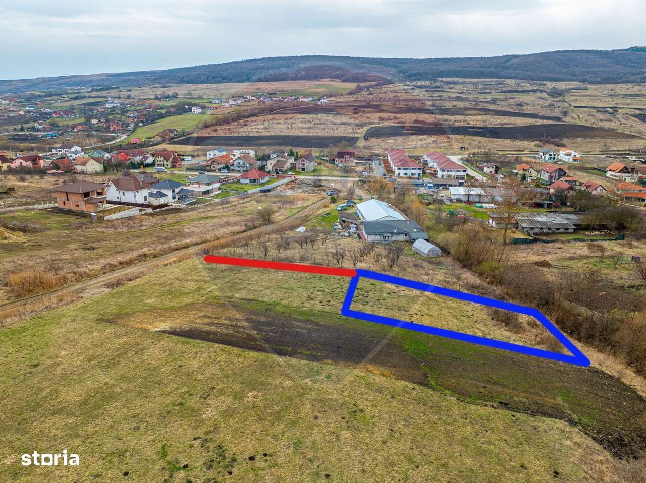 Teren la intrare în Chinteni, 1000mp, pentru casă individuală - Imagine principală: 4/6
