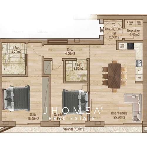 APARTAMENTO T2- DESIRE, CAIS DA FONTE NOVA-7