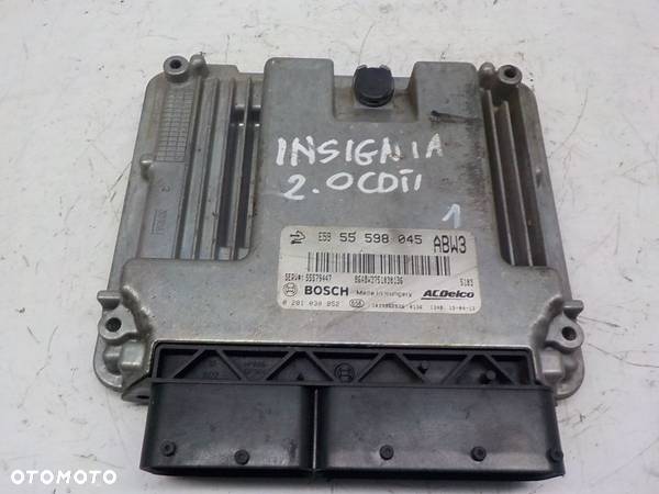 OPEL INSIGNIA 2.0 CDTI KOMPUTER SILNIKA ECU ABW3 - 1